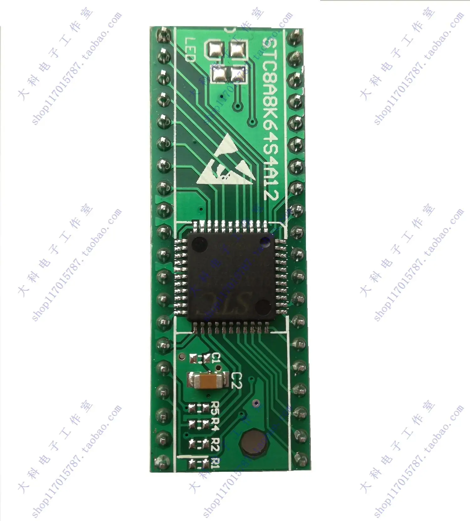 

Плата MCU STC8A8K64S4A12 до 89C52/12/11 адаптер/основная плата/минимальная системная плата