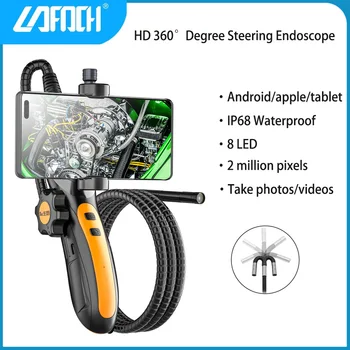 8.5mm 360 Degree Industrial Endoscope 200W Pixel Endoscope Camera IP68 Waterproof Suitable for Air Conditioning Car Inspection