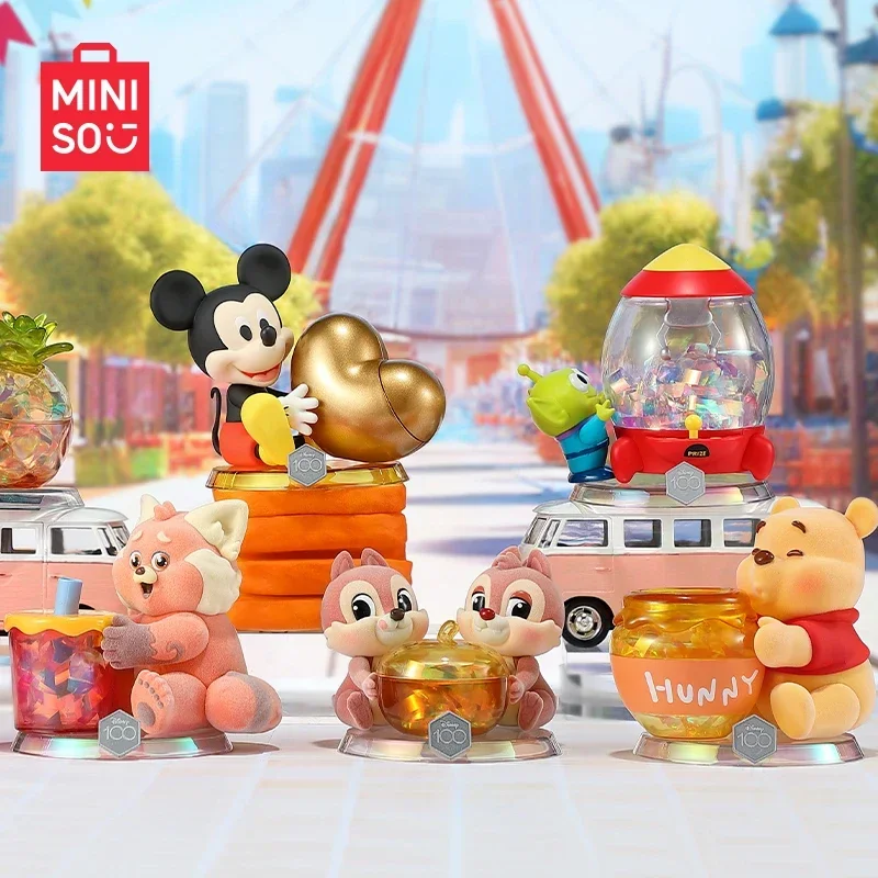 Miniso слепая коробка Disney 100-летие Happy Hug Storage Jar Series Детская игрушка Подарок на день