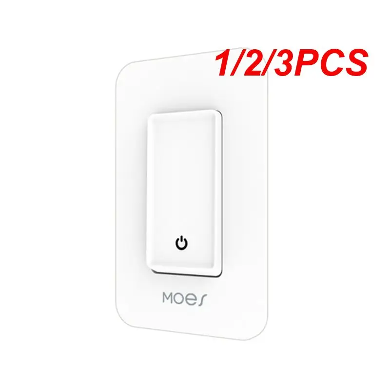 

1/2/3PCS Wifi Smart Push Button Switch Wifi 802.11 B/g/n 2.4ghz Compatible With Alexa And Home Voice Control 100-120v