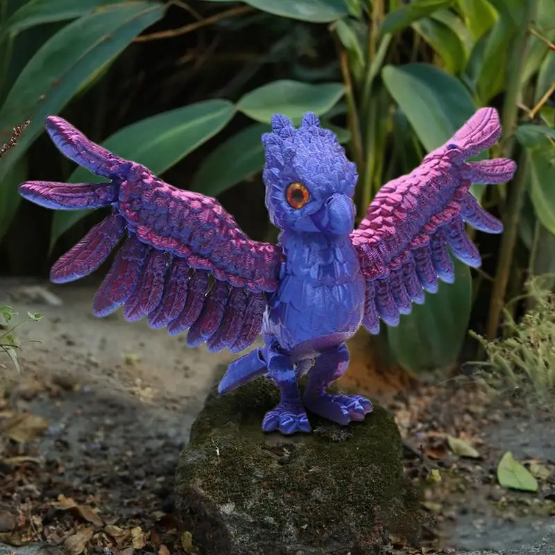 3D Печатный Орл реалистичный скульптура Новинка экшн-фигурки с подвижными