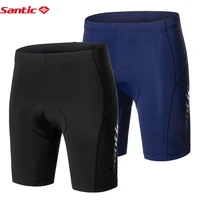 santic men cycling shorts coolmax 4d pad shockproof mtb bike shorts breathable reflective anti pilling asian size