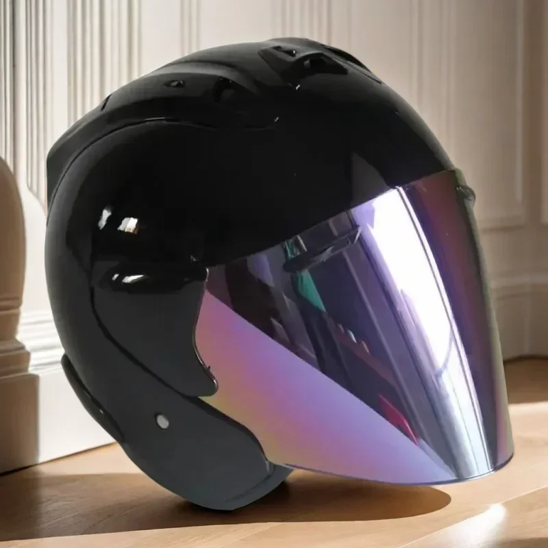 SZ RAM 3 Motorcycle Half Helmet Locomotive Racing Summer Light Capacete Black Motobike Riding Cascos