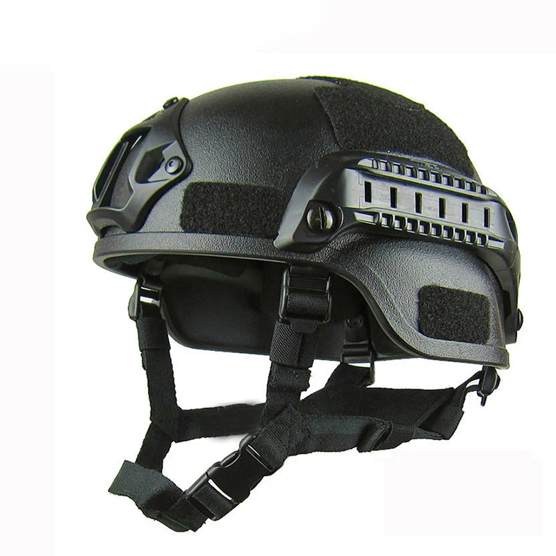 

Тактический Регулируемый шлем из АБС-пластика с регулируемым ремешком и мягкой губкой, один размер для военных игр, охоты, стрельбы CS