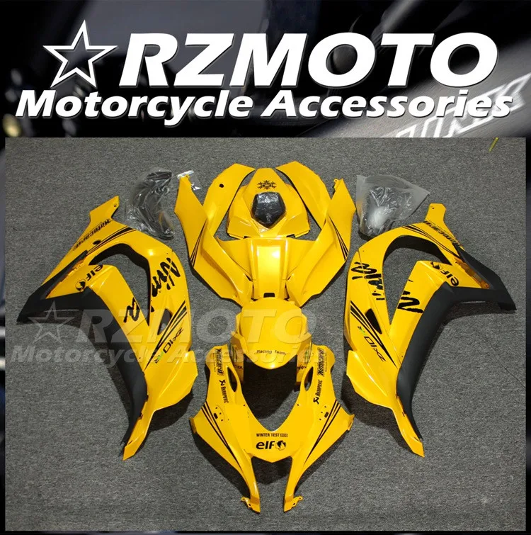 

Injection Mold New ABS Fairings Kit Fit for Kawasaki Ninja ZX-10R ZX10R 2016 2017 2018 2019 117 18 19 Bodywork Set Yellow