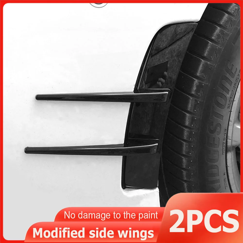 

1Pair Car Side Fender Vents Decal ABS Stickers Carbon Fiber Air Flow Intake Grille for Mercedes Benz A180 A200 A220 W177 Decor