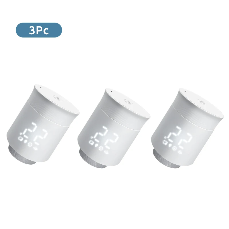 Умный термостат радиатора KEMEK TRV Tuya ZigBee, термостатический клапан радиатора, программируемый регулятор температуры, работает с Alexa