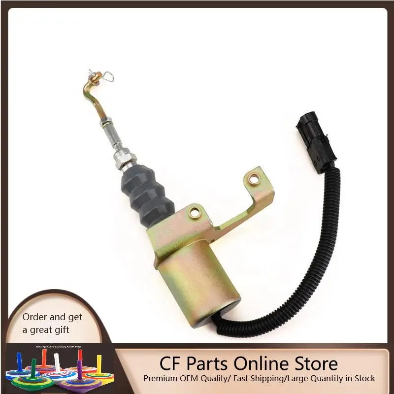 

New 12V Stop Solenoid 30-00394-00 300039400 For 69GL15-114 69GL15-134 Carrier 12V
