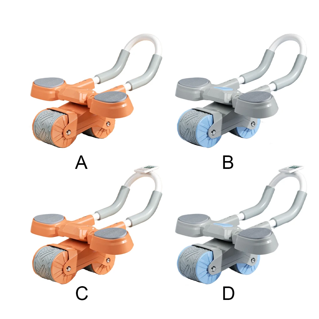 

Abdominal Wheel Automatic Muscle Belly Contracting Balanced Exerciser Household Female Support Trainer Roller Orange
