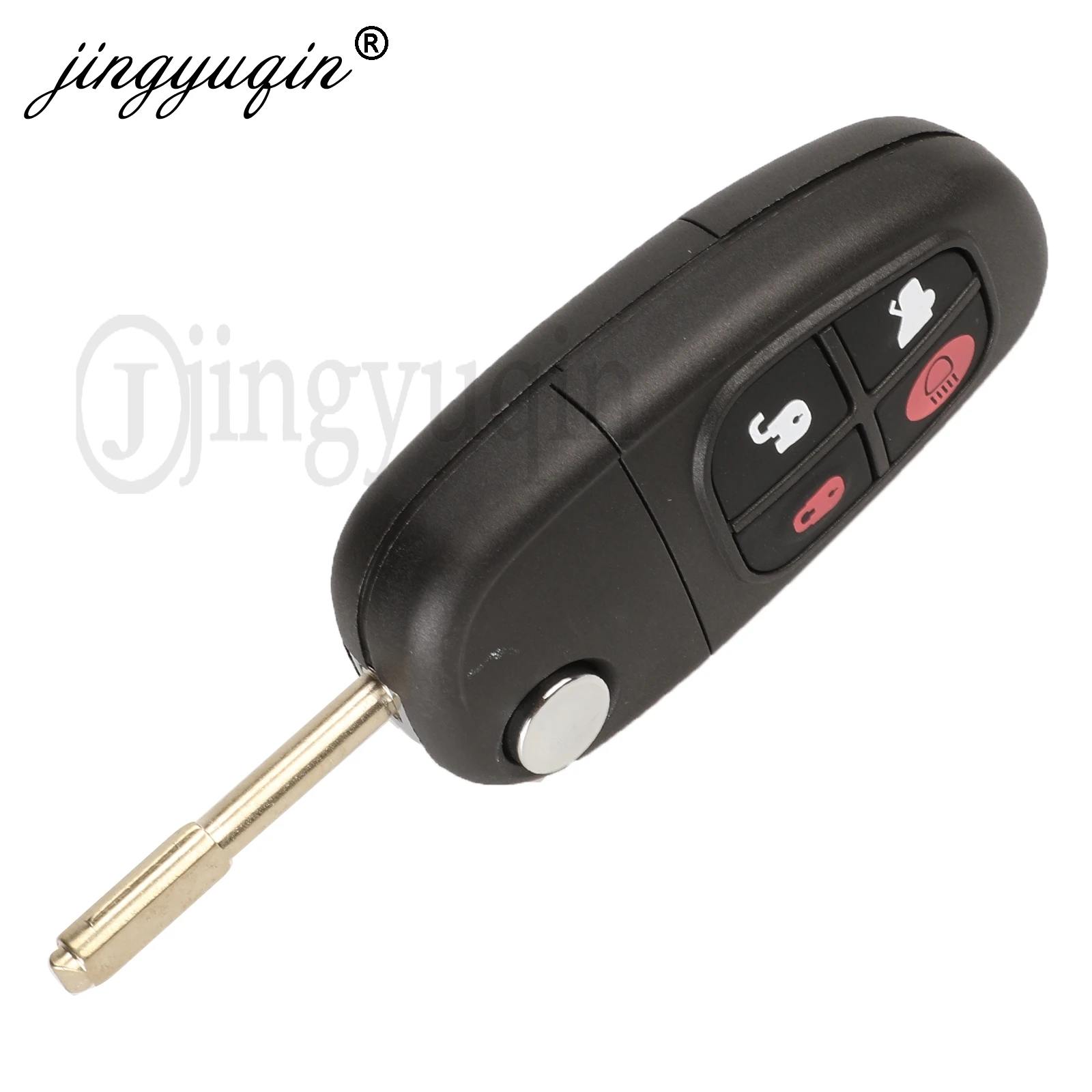Jingyuqin NHVWB1U241 4D60 Chip Flip Remote Key Для Jaguar X-Type S-Type 1999-2009 XJ XJR 315 МГц 433 4 Кнопки Fo21 Blade