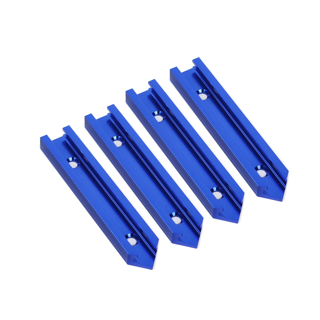 4 шт., 19 мм, комплект для перемещения Т-образной направляющей, столярные изделия, Т-образный паз, приспособление для угловой дорожки, двойной нарезной профиль, набор, деревообрабатывающие инструменты «сделай сам»