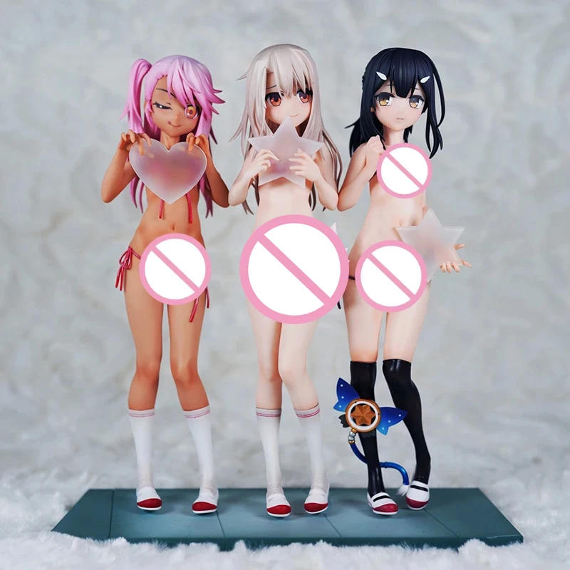 

21cm Anime Fate/kaleid Liner Chloe Von Einzbern Illyasviel Von Einzbern Action Figure PVC Sexy Girls Collection Model Doll Gift