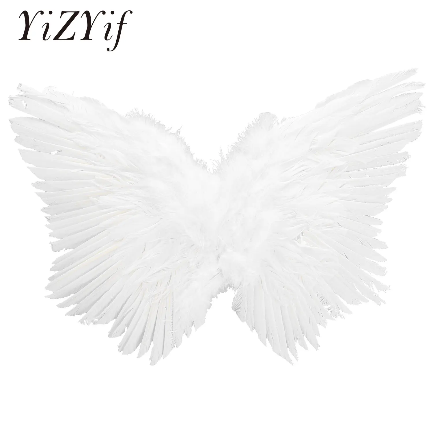 

Белое перо крыло ангела для женщин девочек детский танцевальный карнавальный Косплей Костюм для выступления на сцене маскарад Рождество п...