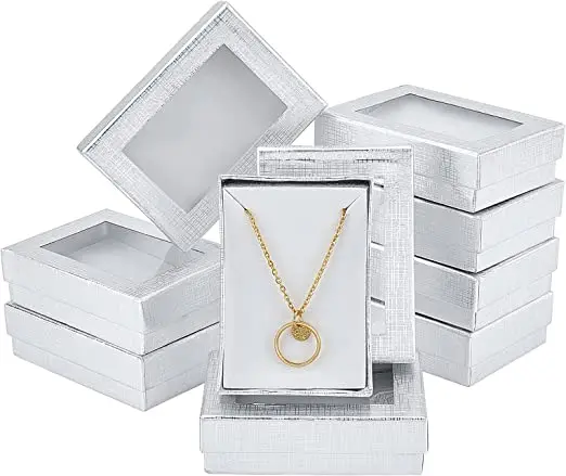 , Presentation Box With Padding - Birthday Gift Box - Necklace Box Earring Box Ring Box