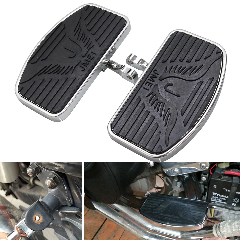 

Motorcycle Adjustable Foot Pegs Footrest Wide Floorboard Footboards For Harley Sportster XL883 1200 X48 72 Dyna Softail 02-21