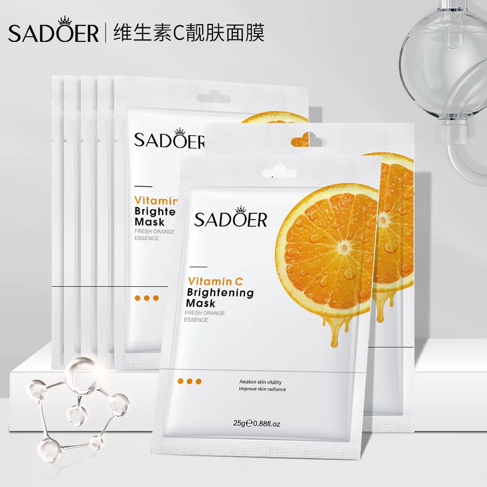 

Sadoer Vitamin C Beauty Facial Mask Moisturizing Hydrating Moisturizing Moisturizing and Softening Skin Vitamin C Vitamin C25g