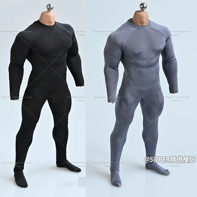TBLeague 1/6 масштаб мужской комбинезон с эластичным ледяным шелком однотонный стиль