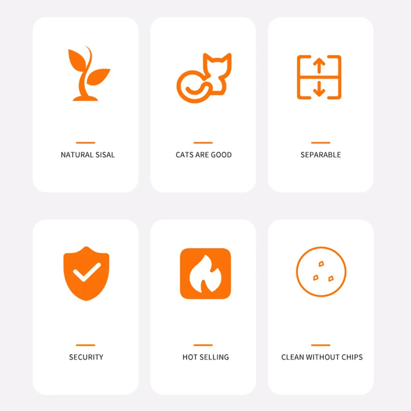 Когтеточка для кошек подвесная дома из сизаля котят лазания | Дом и сад