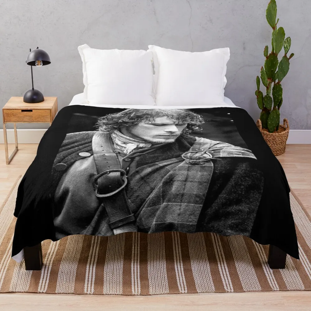 

Jamie Fraser Outlander Throw Blanket designer blanket luxury throw blanket double-sided blanket crochet blankets