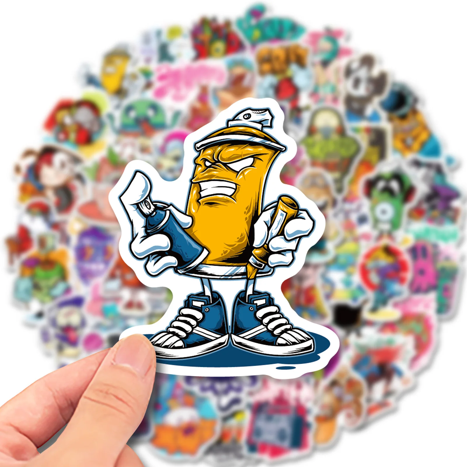 

50/PCS Street Graffiti Series Stickers Laptop Helmet Automobile Water Cup Stationery Decorate DIY Sticker