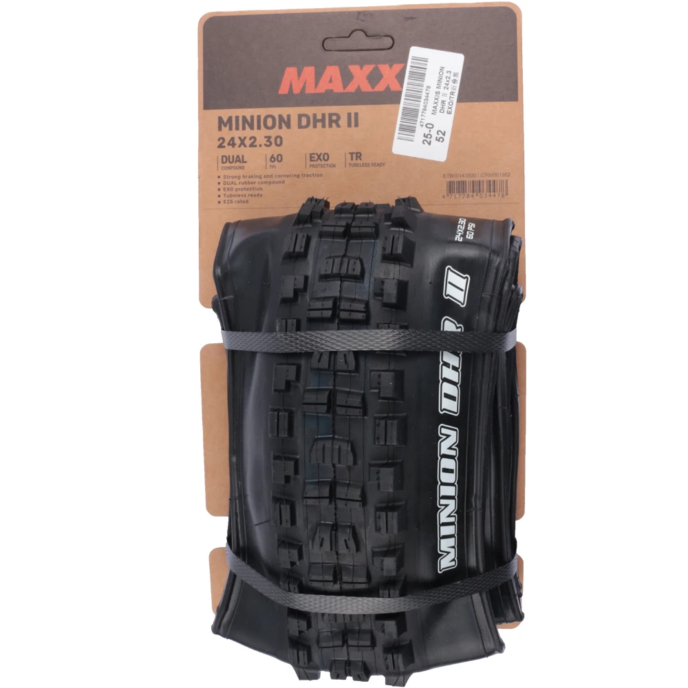 MAXXIS MINION DHR IIDHF детские внедорожные бескамерные шины для горного велосипеда Downhill XC 20 дюймов 24-дюймовые шины для горного велосипеда (art.: 3920cdd900562) - 3920cdd900562