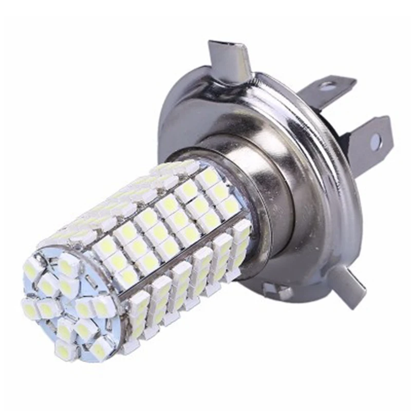 

1 шт. H4 светодиодный ная лампа Автомобильные противотуманные фары s 3528 120SMD светодиодный ные Противотуманные фары для мотоцикла передсветиль...
