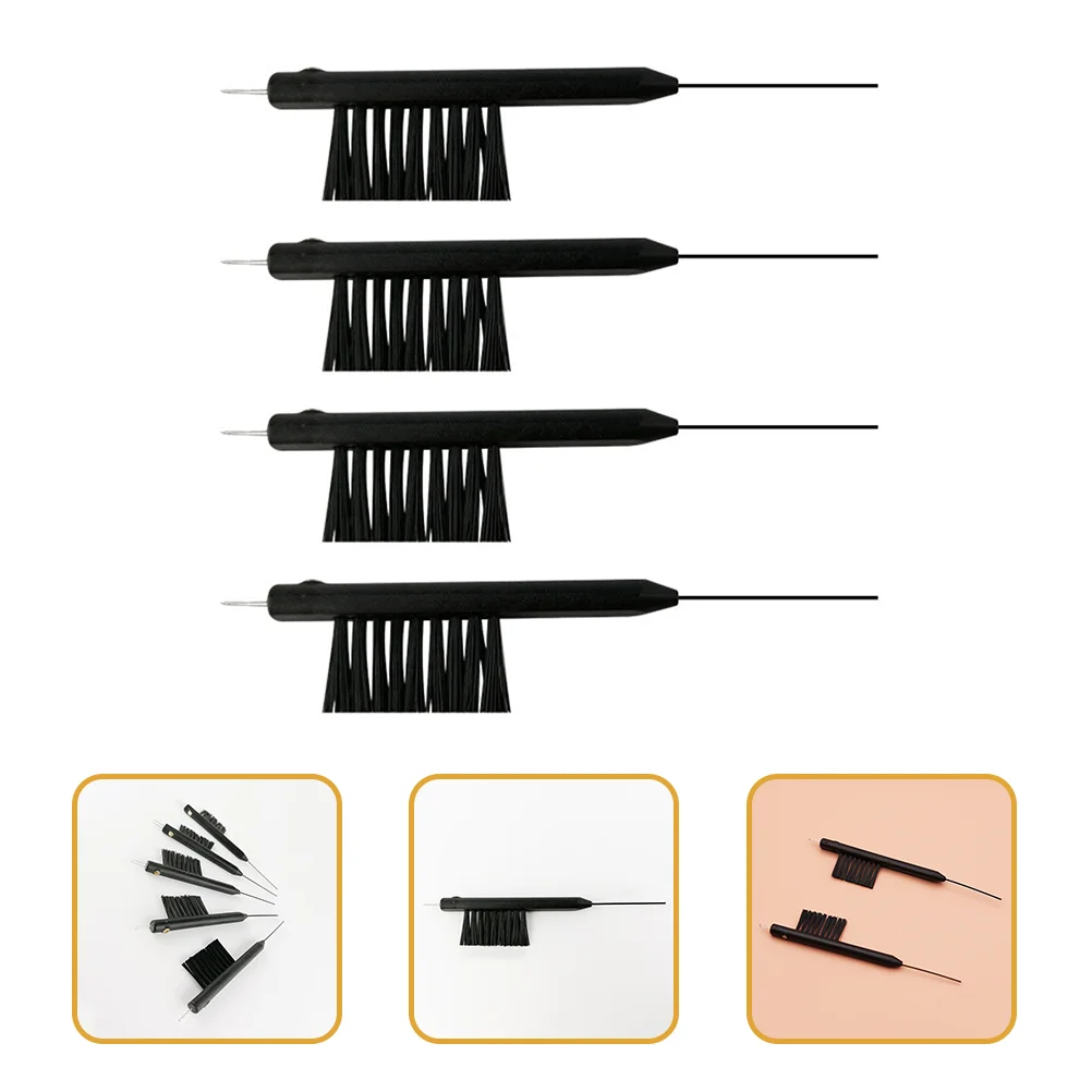 

4pcs Brushes Professional Mild Safety Hearing Aid Tool Hearing Amplifier Brush Cleaning Cleaning Brush