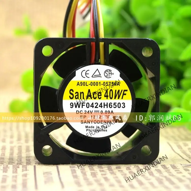 Новый комплект охлаждающих вентиляторов 9WF0424H6503 4020 DC24V 0.08A 4 см Новый комплект охлаждающих вентиляторов 9WF0424H6503 4020 DC24V 0.08A 4 см