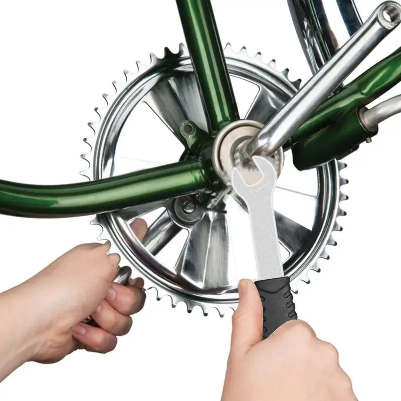 

Велосипедный гаечный ключ для педали, инструмент для освещения велосипеда, двусторонний велосипедный гаечный ключ, инструмент для ремонта с длинным удобным