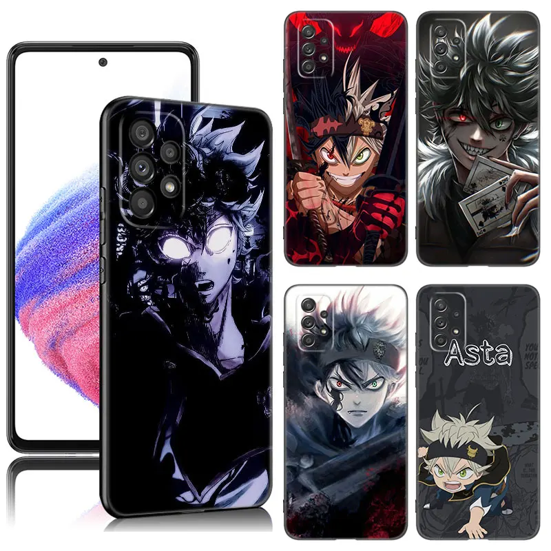 

Anime Asta Phone Case For Samsung A21 A52 S A13 A22 A24 A32 4G A14 A23 A34 A53 A54 A73 5G A11 A12 A31 A33 A50 A51 A70 A71 A72