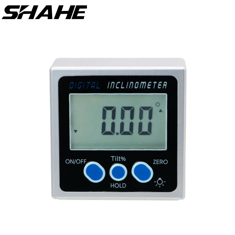 

SHAHE Digital Angle Gauge 360 Degree Mini Electronic Digital Protractor Inclinometer