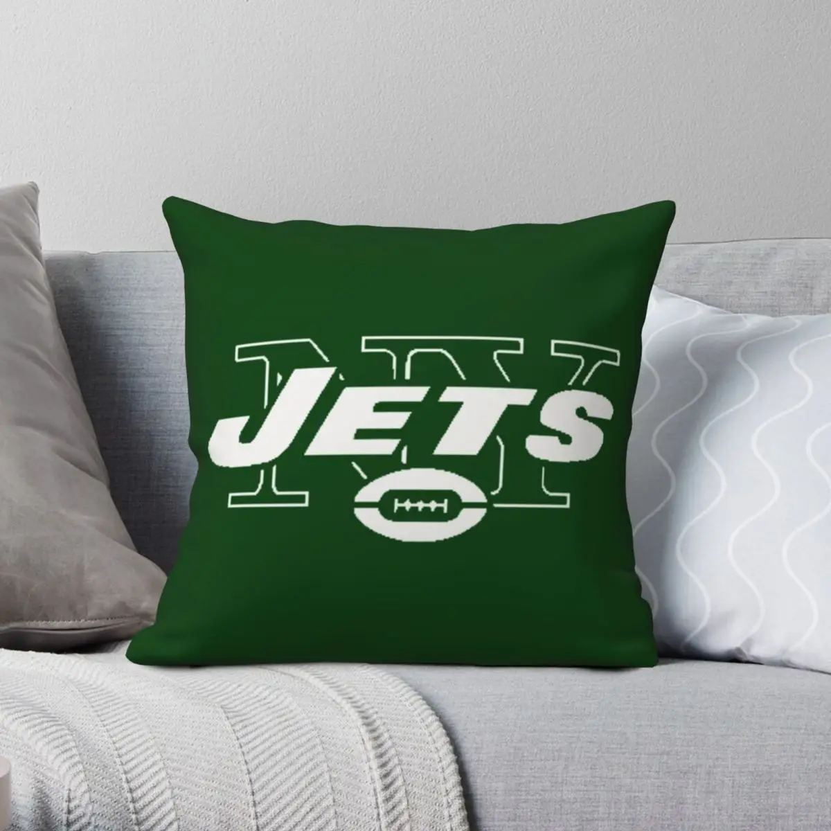 

Nyjets декоративный Чехол-Подушка из полиэстера и льна