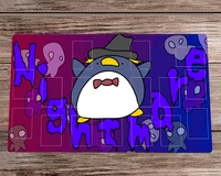 YuGiOh Playmat Nightmare Penguin TCG CCG Mat Trading Card Game Mat Free Bag Rubber Work Desk Table Mouse Pad Mousepad 60x35cm