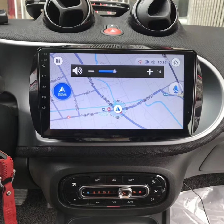 Автомагнитола 2 din 8 ядер Android 11 для Smart Fortwo Forfour 435 2014 15 -2019 навигация GPS DVD