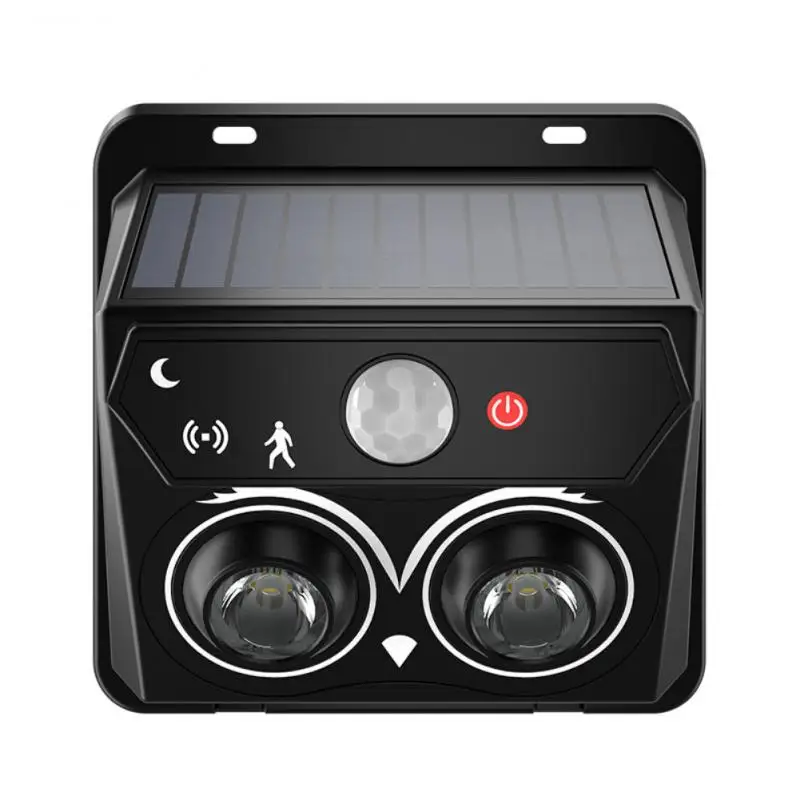 

Solar Wall Light Motion Sensor Owl Human Body Sensing Light Control Solar Power Wall Lamp For Garden Yard Life-leve Waterproof