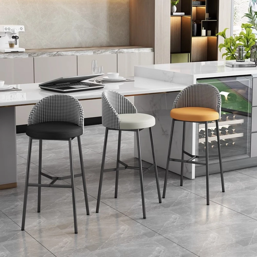 Барная мебель стулья для кухни эргономичный стул дома среднего века высокий