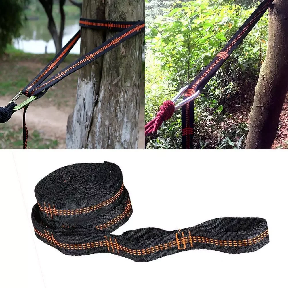 

Hammock Straps Belts Extra Strong & Lightweight Ropes and 600 LBS Breaking Strength No Stretch Polyester Hammock Straps