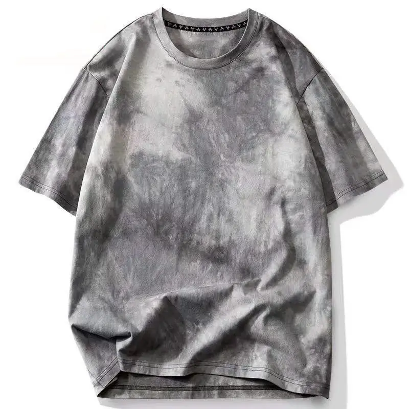 

New Summer Men's T Shirt 2022 Fashion Solid T Shirt Mens Oversized Hip Hop Short Sleeve Casual Cotton Mens Streetwear Top Tees