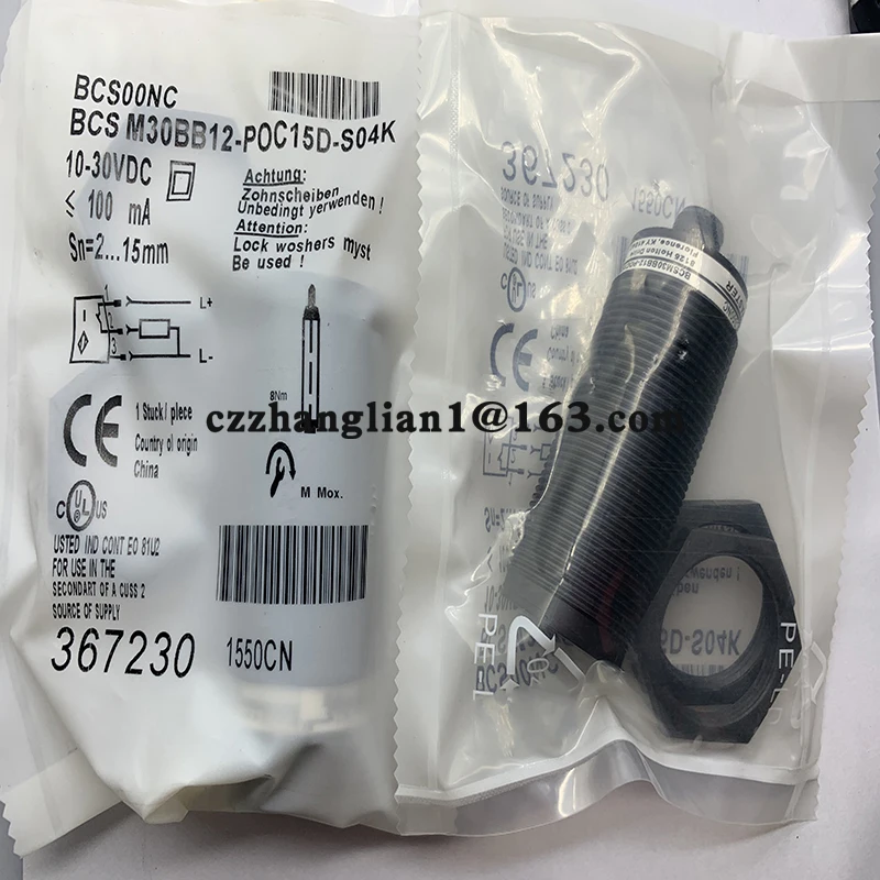 Совершенно новый Бесконтактный переключатель модель BCS M30BBI2-PSC15D-S04K полная