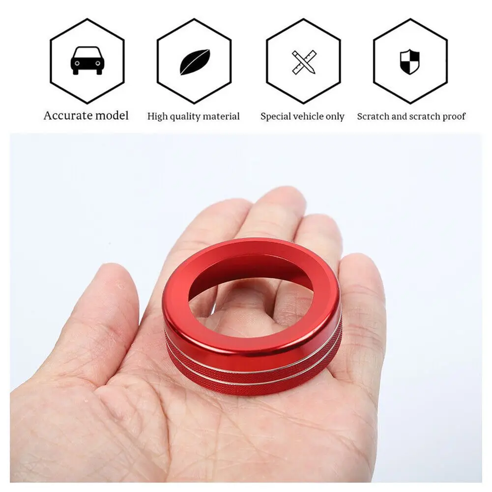 

Durable Knob Cover Trim Ring Parts Replacement Accessories Air Conditioner Aluminum Alloy Anti-Rust Easy To Install