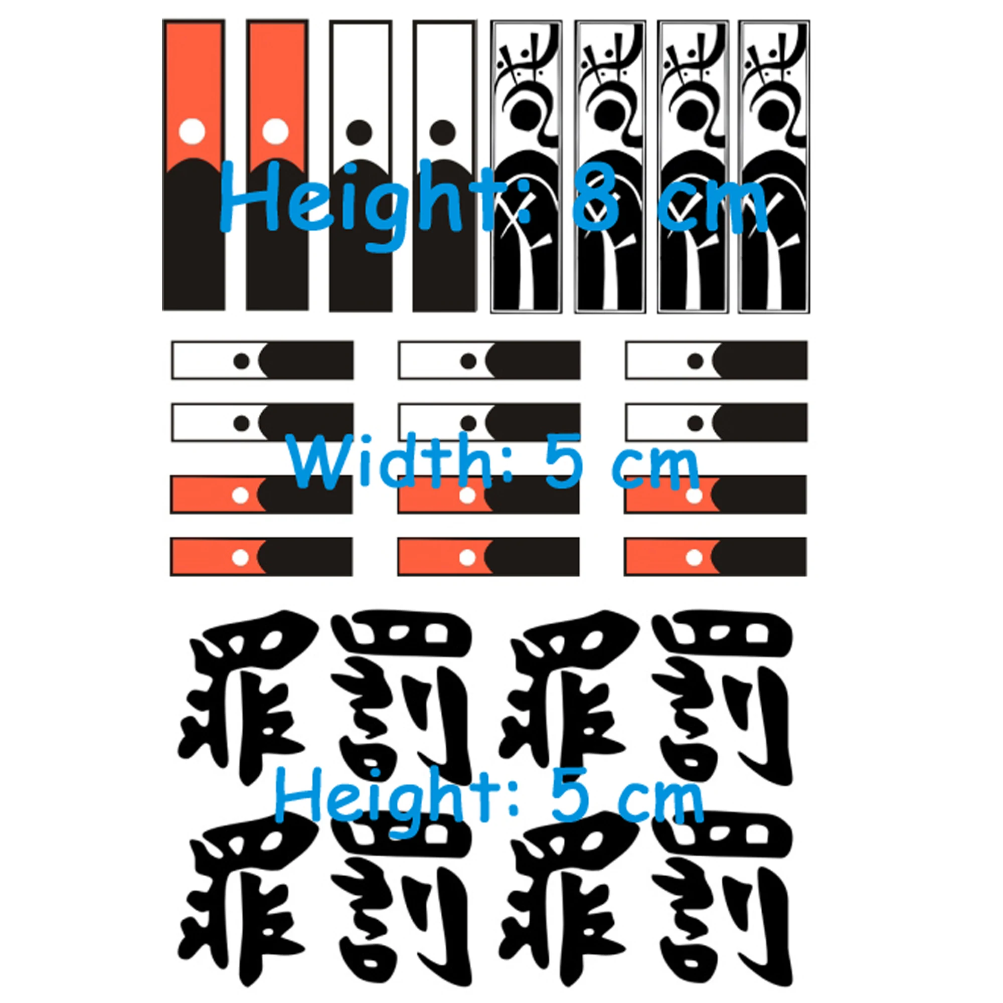 Аниме Токийские Мстители татуировки дракон наклейка для косплея Кен ругуджи
