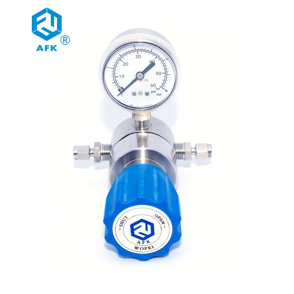 

High Pressure One Stage SS Diaphragm Helium Gas Regulator