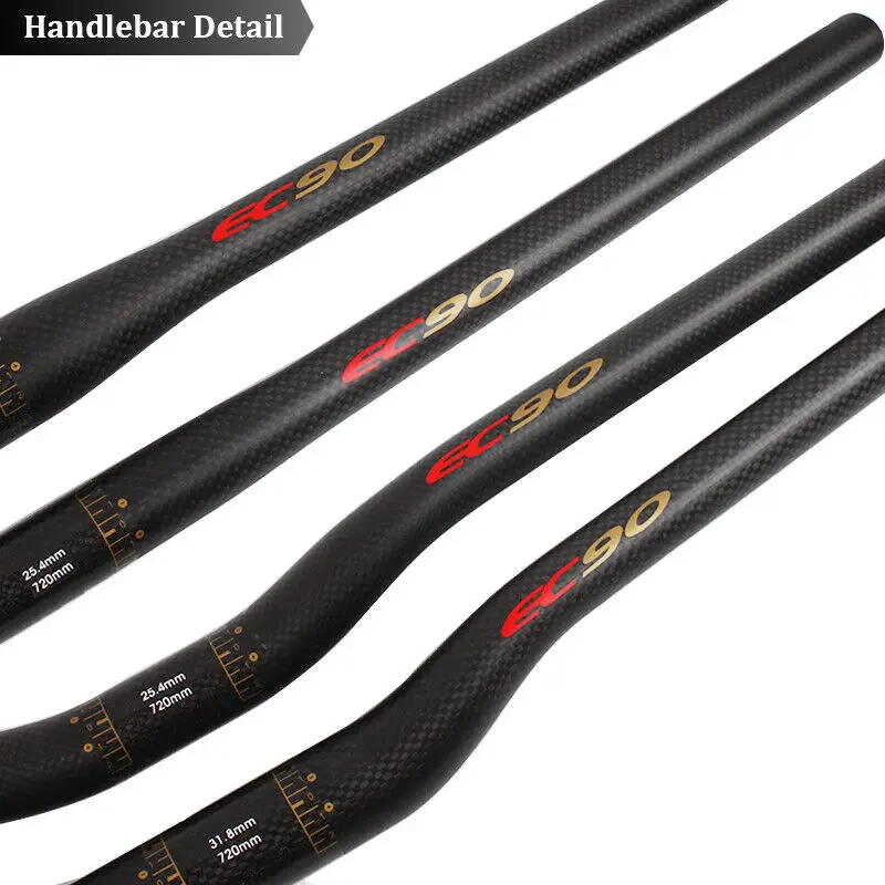 EC90 руль из углеродного волокна плоский стояк Mtb 25 4/31 8 мм 660/680/700/720/740/760 Сверхлегкий