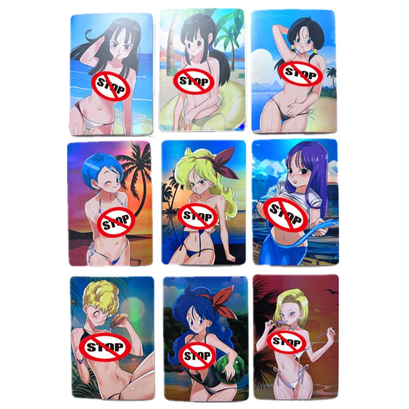 9 шт./компл. самодельные анимационные карты Android No. 18-летняя серия пляжных