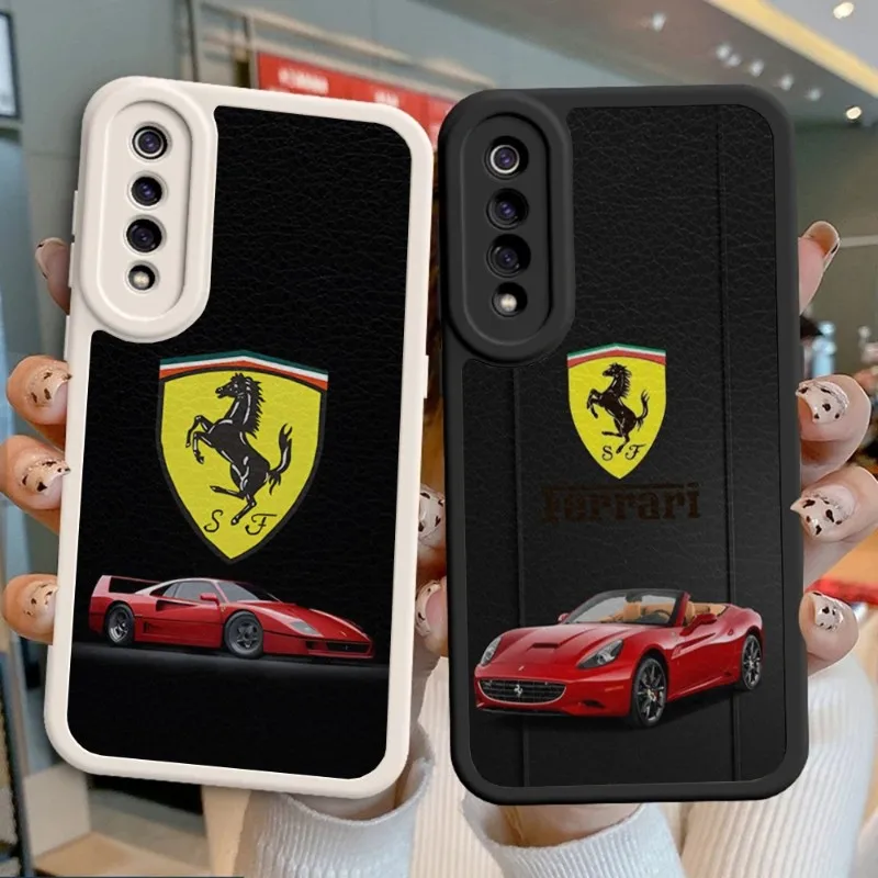 

Новинка 2023 роскошный автомобильный чехол для телефона Ferrari из шкуры ягненка для Xiaomi 13 12 11 10 Lite Poco M4 X3 M3 Redmi Note 10 9 11 Pro Plus чехлы