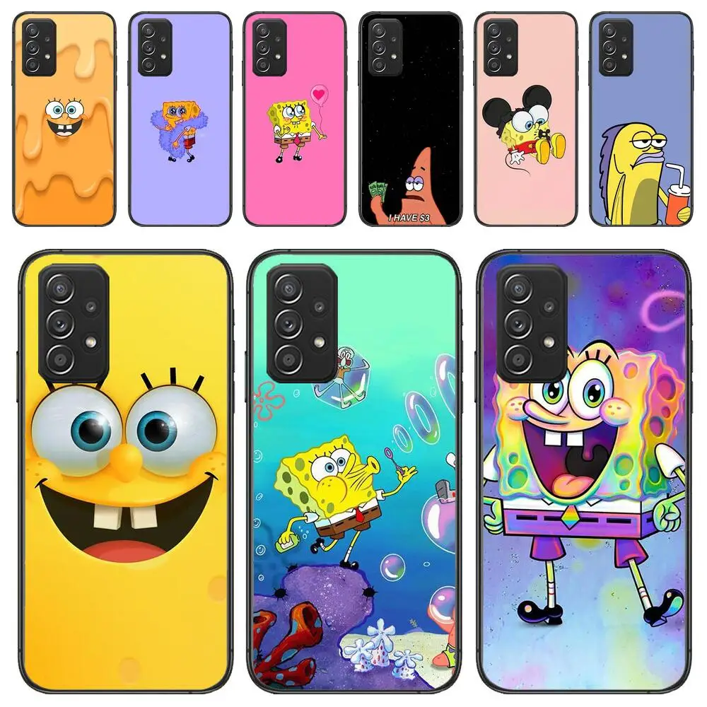 

SpongeBob Cartoon for Samsung Galaxy A51 A50 A52 5G A20E A60 A20S A71 A40 A40S A90 A70 A32 A30 A70 A21S phone case