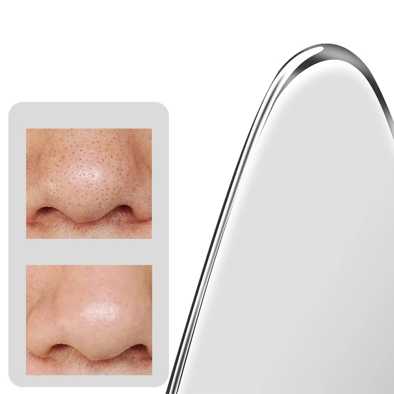 Массажер гуаша для глаз из нержавеющей стали Инструмент Для Массажа Гуаша лица