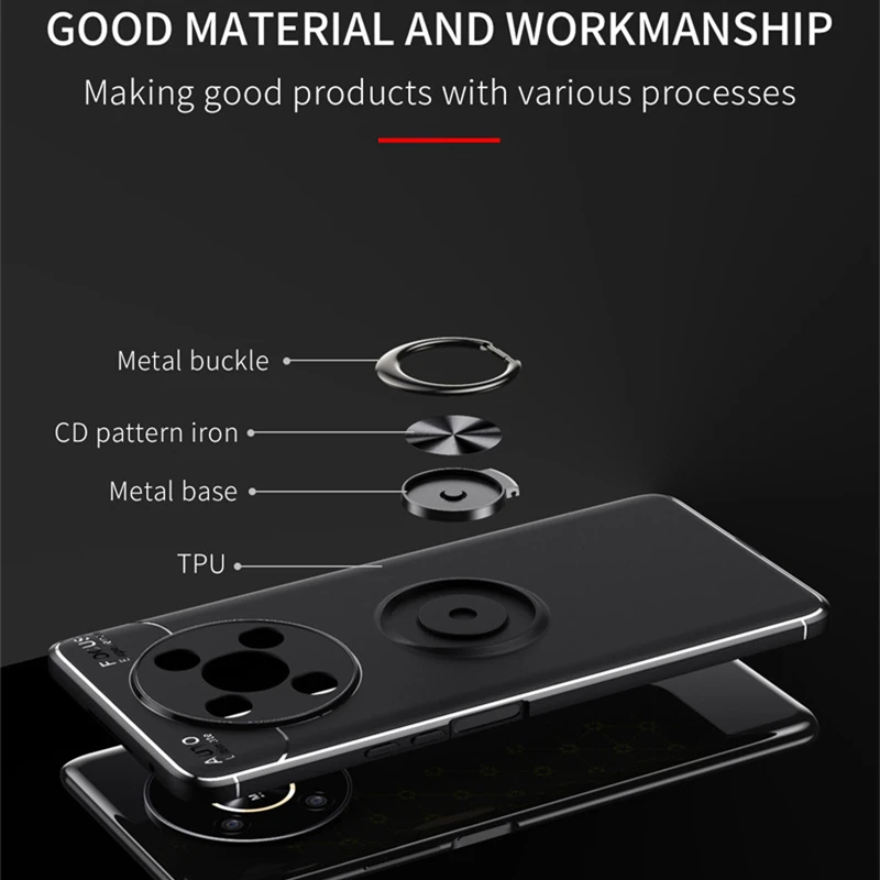 For Cover Huawei Honor X9 5G Case For Honor X9 5G Capas Shockproof Back TPU Soft Ring Magnetic Holder For Cover Honor X9 Fundas