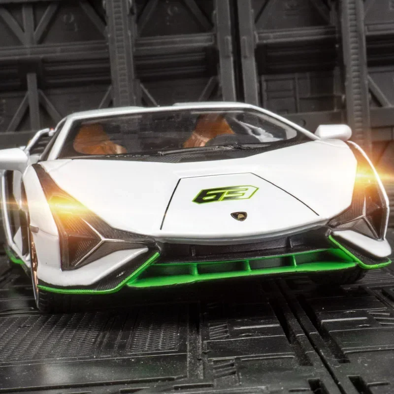 1:24 Lamborghini Sian Red спортивный автомобиль статический литой Коллекционная модель