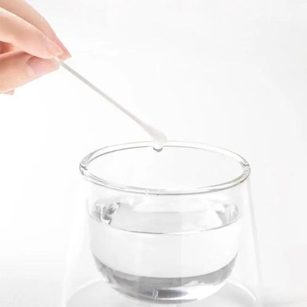 

Multi-purpose Water Drop Fluorescent Agent Free Spiral Head Cotton Buds Baby Cotton Swab Baby Nursing Supplies Cleaning Tampons